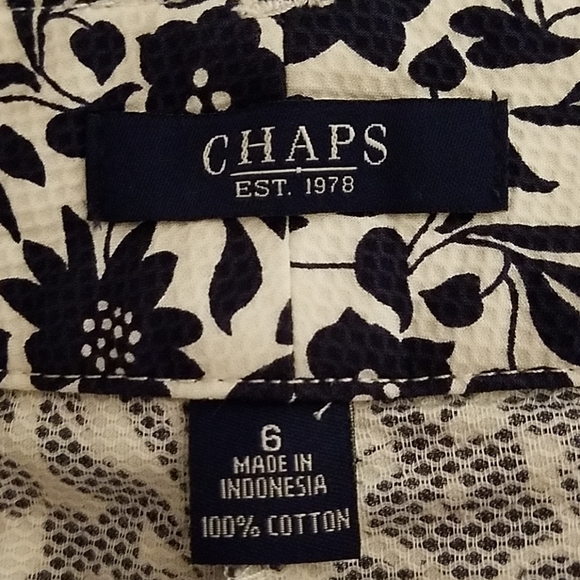 Chaps Mini Skirt Size 6 - Picture 4 of 7